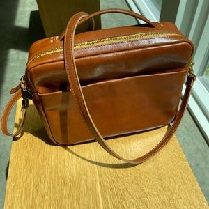 Clare Vivier Mirabel bag Gently used Miel Rustic